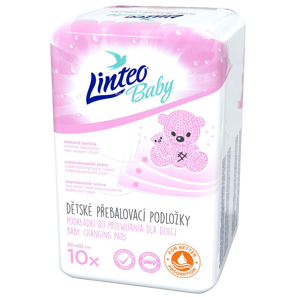 E-shop Detské prebaľovacie podložky Linteo Baby 10 ks - 48904