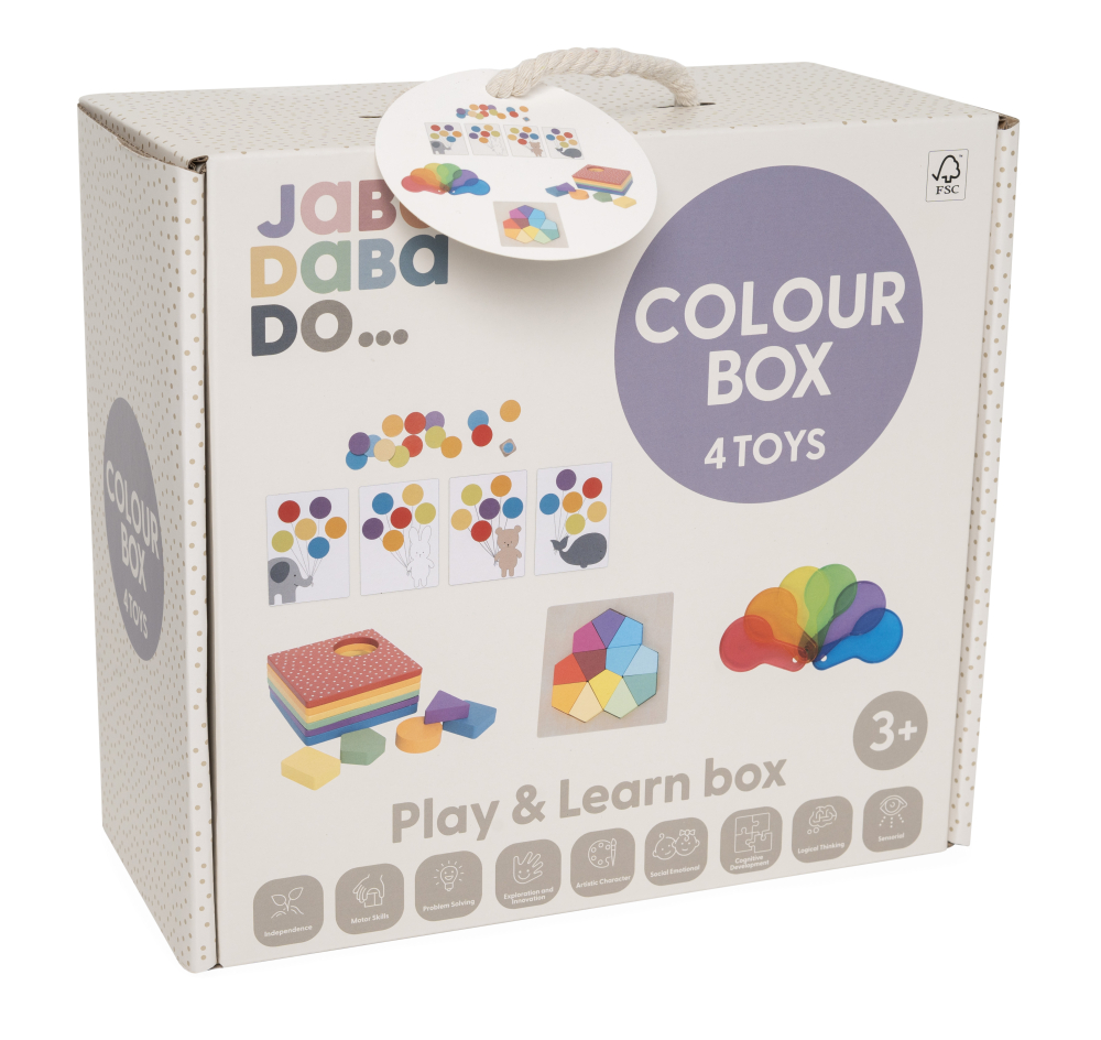 E-shop T305 Jabadabado Play & Learn box Farby