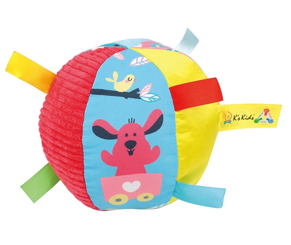 E-shop K's Kids Ks Kids Mäkká, hrkajúca edukačná loptička