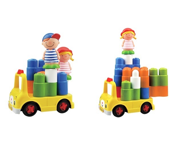 E-shop K's Kids Ks Kids Diaľkovo ovládaný školský autobus - sada kociek