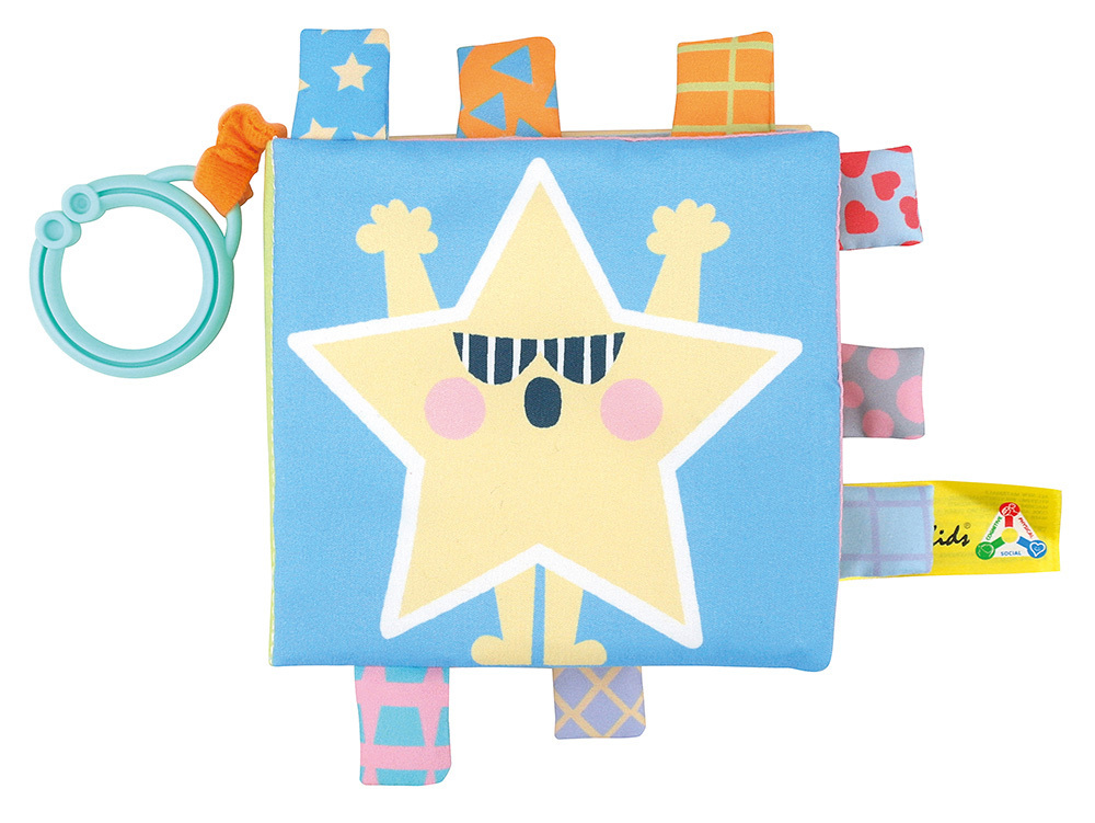 E-shop K's Kids Ks Kids Obojstranná knižka na zavesenie na kočík/autosedačku - Shapes