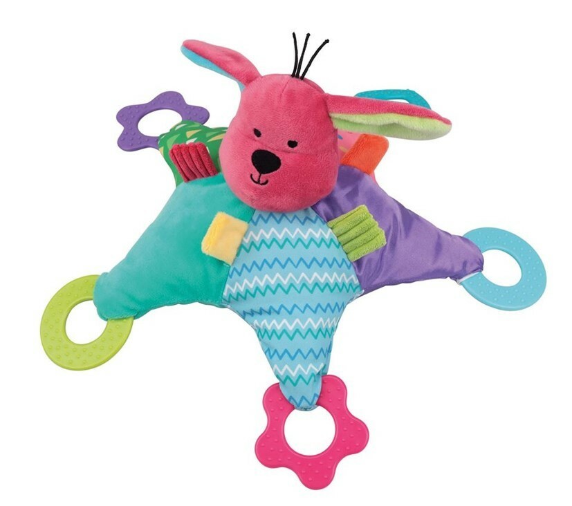 E-shop K's Kids Ks Kids Edukačná hračka - Star Patrick, Vankúšik s hryzátkami