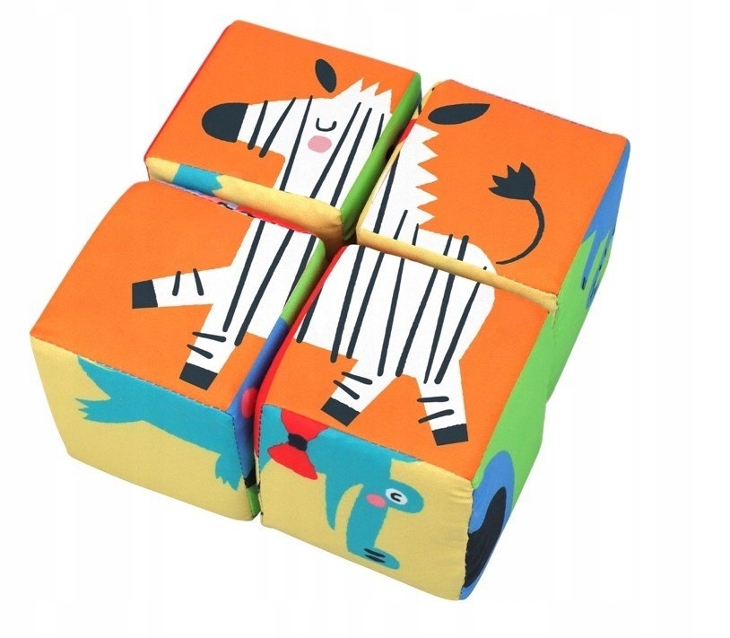 E-shop K's Kids Ks Kids My First Blocks - Sada mäkkých, farebných vzdelávacích kociek