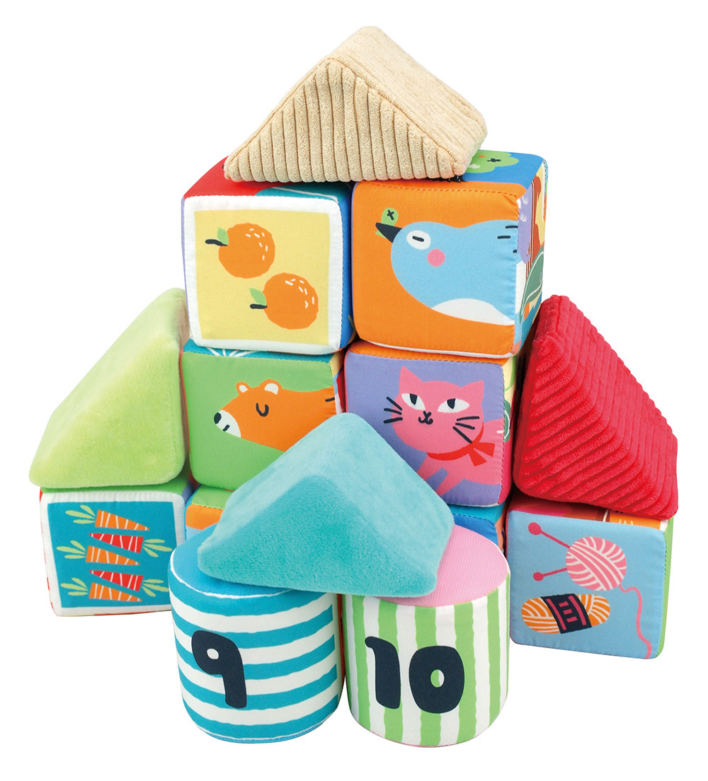 E-shop K's Kids Ks Kids Mäkké vzdelávacie kocky, 14 prvkov