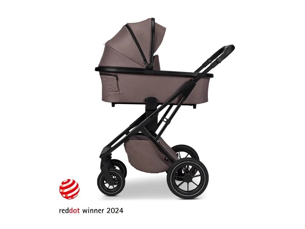 Moon kombinovaný kočík PIÚ black matt 2025 - TONKA