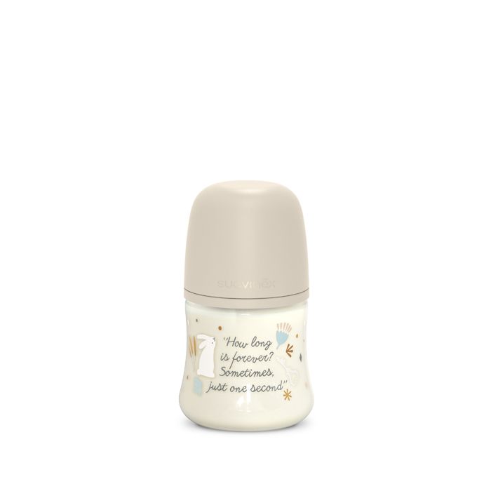 E-shop SUAVINEX | Dojčenská fľaša WONDERLAND 150ml FYZIOL PRŮTOK S - KRÉMOVÁ