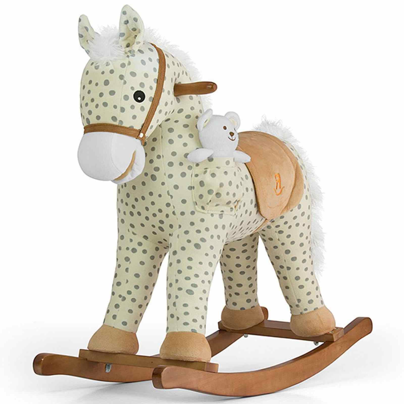 E-shop Hojdací koník s melódiou Milly Mally Pony Gray Dot - 32862