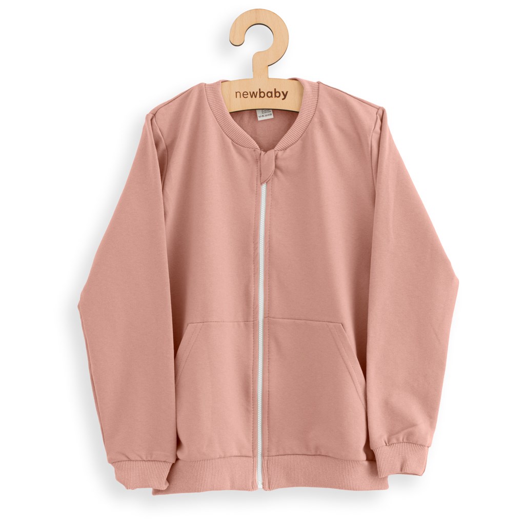 E-shop Detská tepláková mikina New Baby Kindergarten pink, 92/98 - 56886