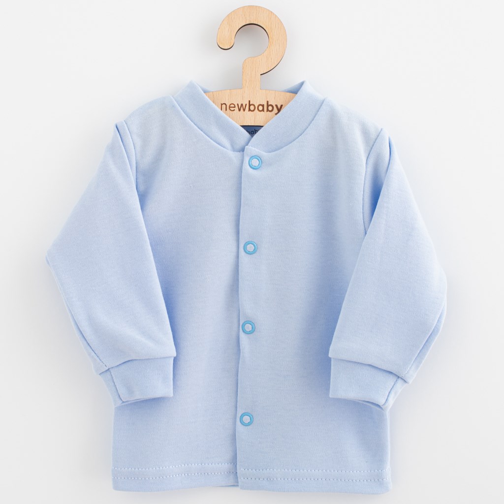 E-shop Dojčenský bavlnený kabátik New Baby Happy Elephante blue, 62 (3-6m) - 56505