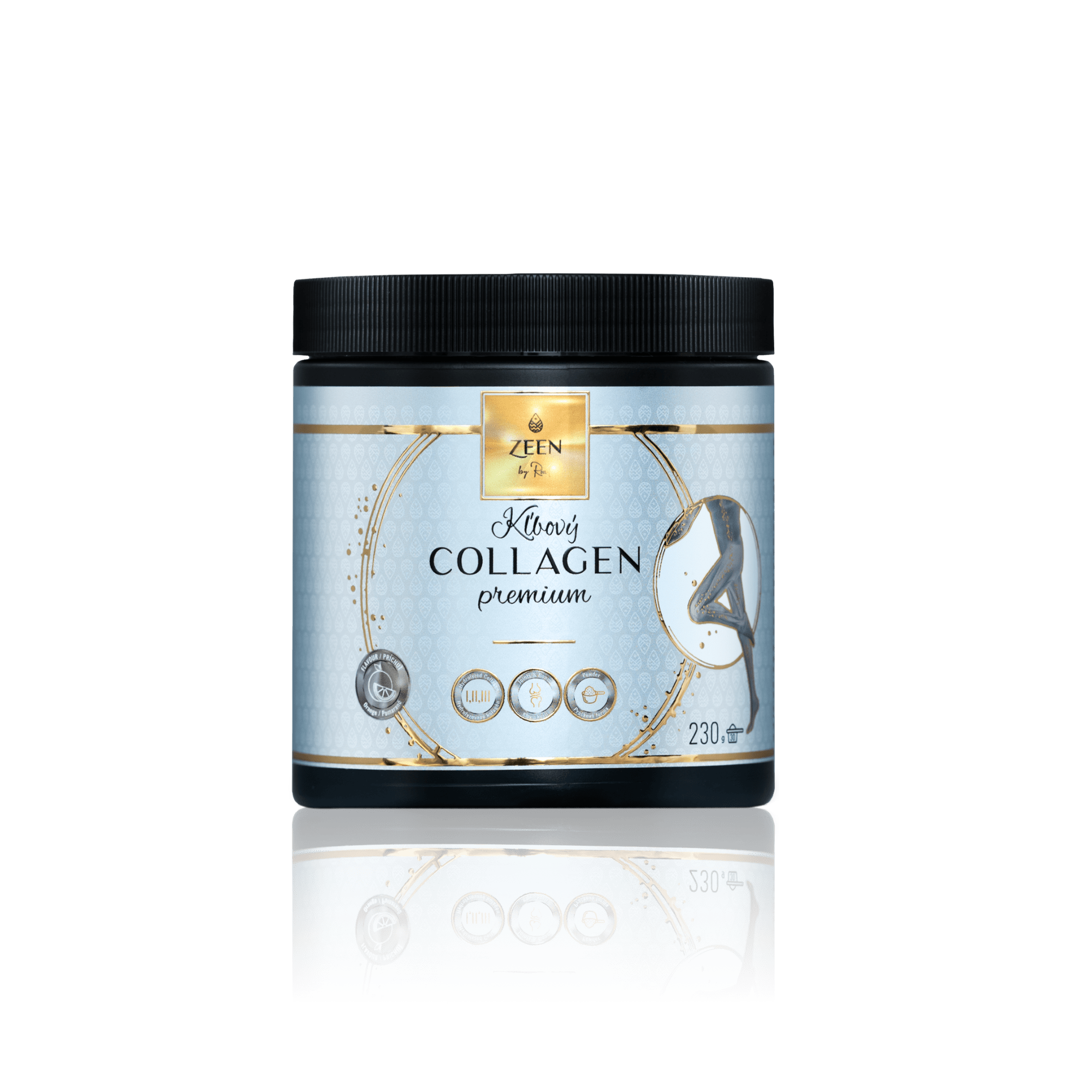 E-shop ZEEN Premium Kĺbový Collagen, Výživový doplnok-Morský kolagén s príchuťou Citrón, 35x7,2g