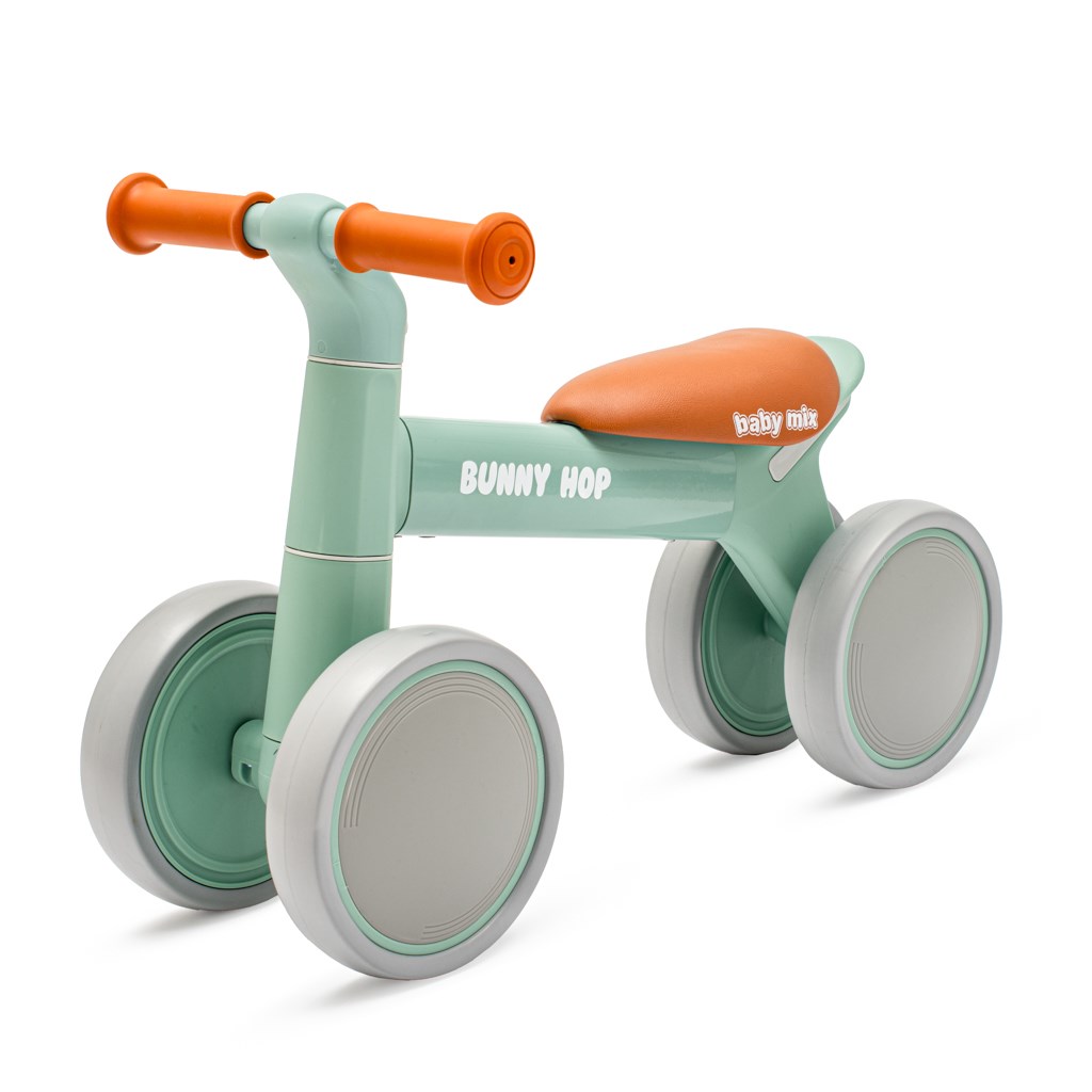 E-shop Detské odrážadlo Baby Mix Bunny Hop Ultralight zelené - 56299