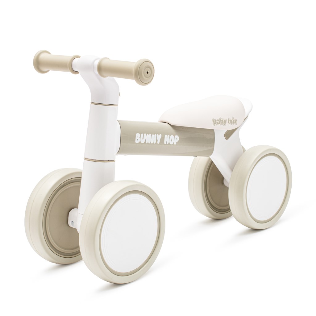 E-shop Detské odrážadlo Baby Mix Bunny Hop Ultralight warm grey - 56300