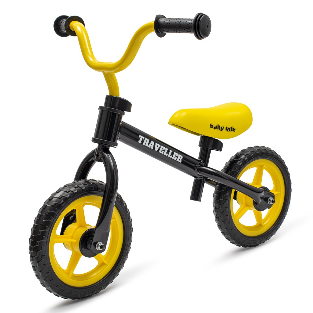 E-shop Detský balančný bicykel Baby Mix Traveller čierny - 56303