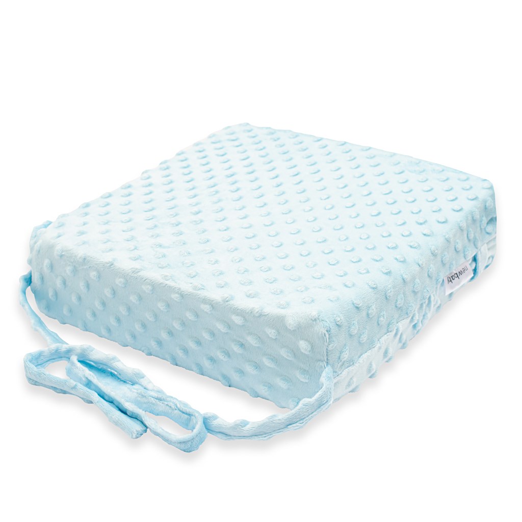 E-shop Detský podsedák na stoličku New Baby STANDARD Minky blue - 56744