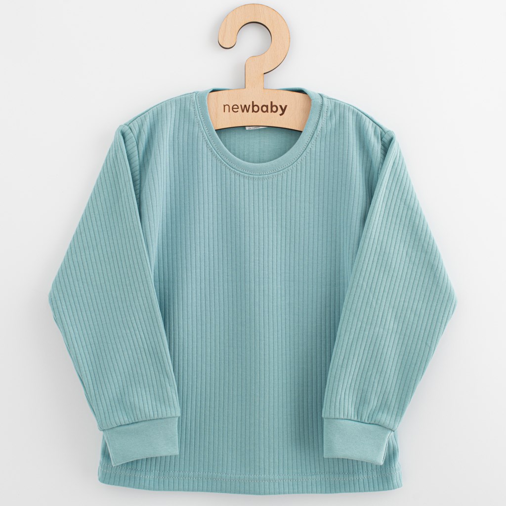 E-shop Detske bavlnené tričko s dlhým rukávom New Baby Kindergarten iceberg, 122 (6-7 rokov) - 56861