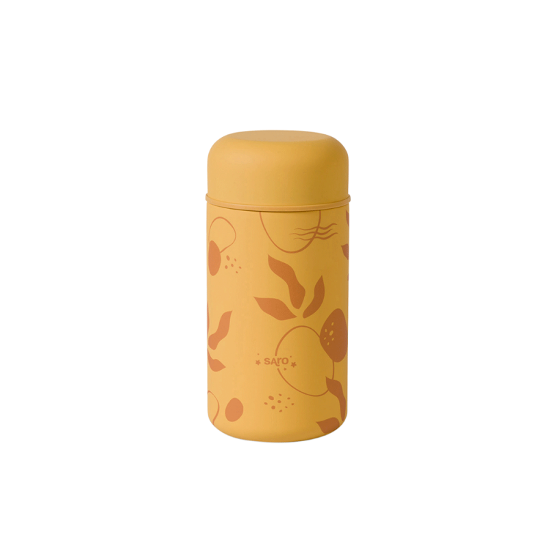 E-shop Saro Baby Nerezová termoska na jedlo 500ml Mustard