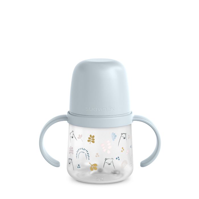 E-shop SUAVINEX | PRVÁ fľaša s uškami BEAR 150 ml - MODRÁ