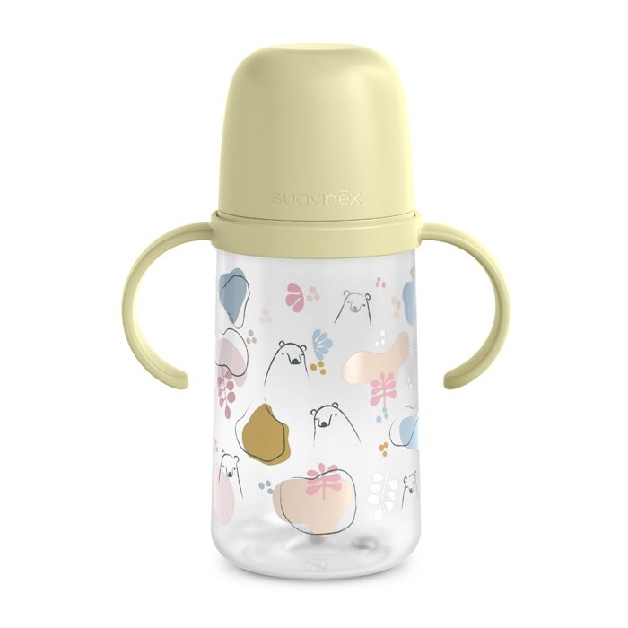 E-shop SUAVINEX | DRUHÁ fľaša s oušami BEAR 270 ml - ZELENÁ