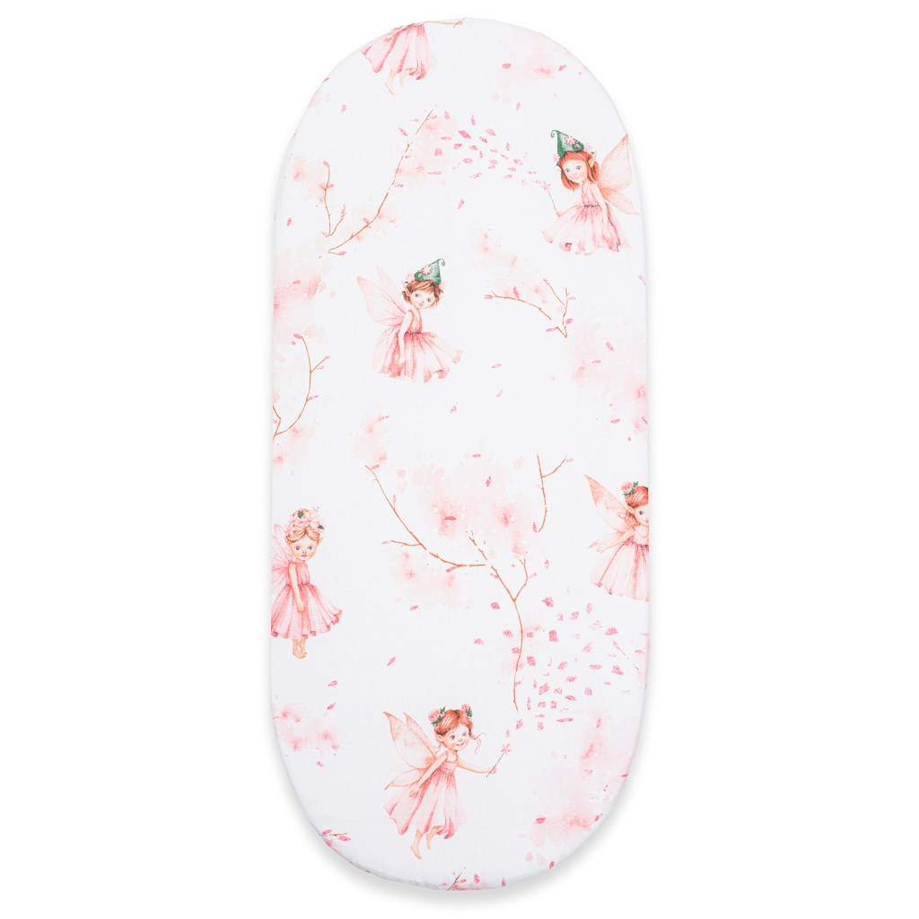 E-shop Bavlnené prestieradlo do kočíka New Baby Víly 35x75 cm - 56640