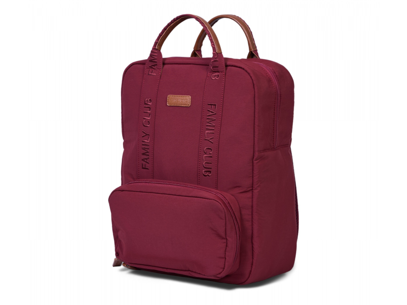 E-shop CHILDHOME Prebaľovací batoh Family Club Signature Urban Burgundy