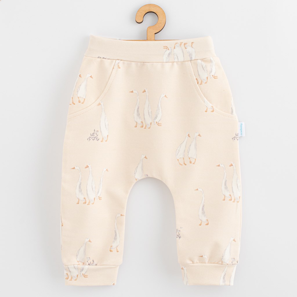 E-shop Dojčenské bavlnené tepláčky New Baby Husičky, 68 (4-6m) - 56404