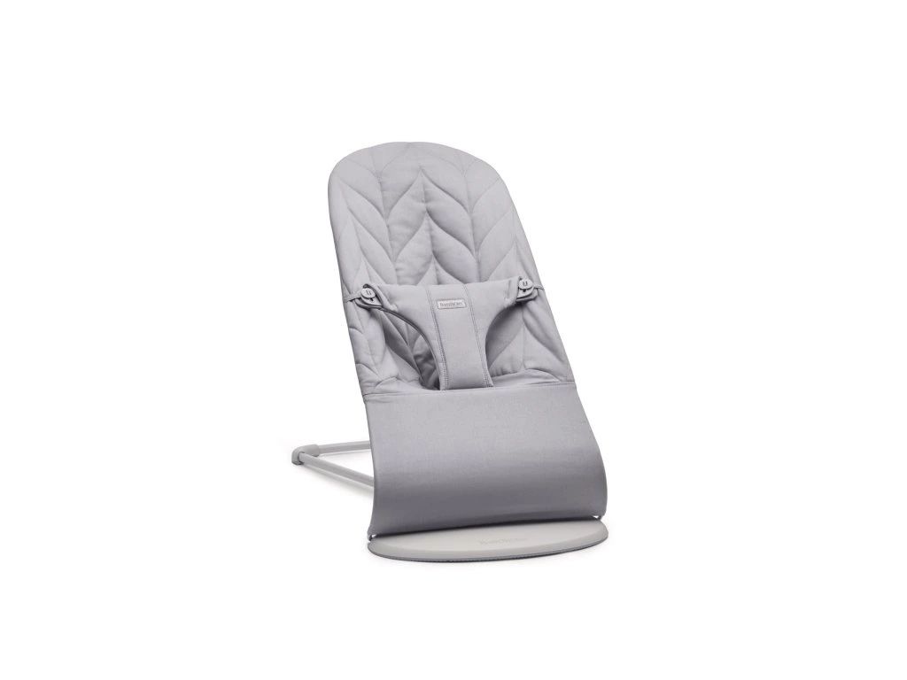 Lehátko Babybjorn Bouncer BLISS Light Grey Woven Petal , sv.šedá konštrukcia