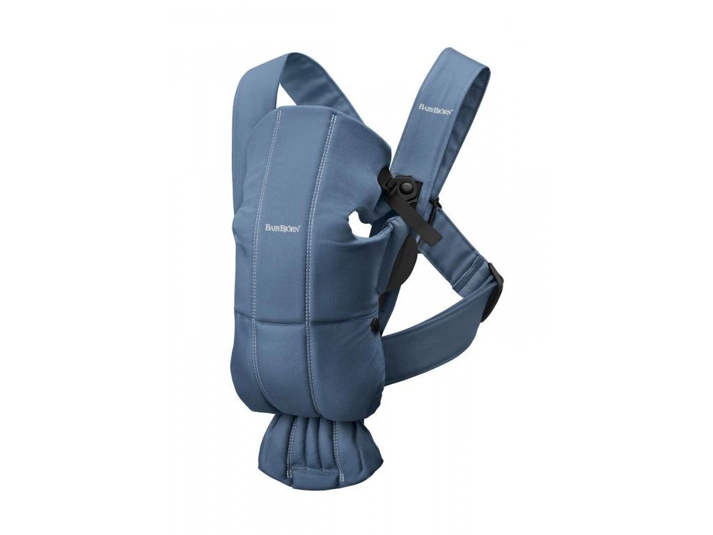 E-shop Baby Bjorn BabyBjörn nosítko MINI, indigo blue Woven