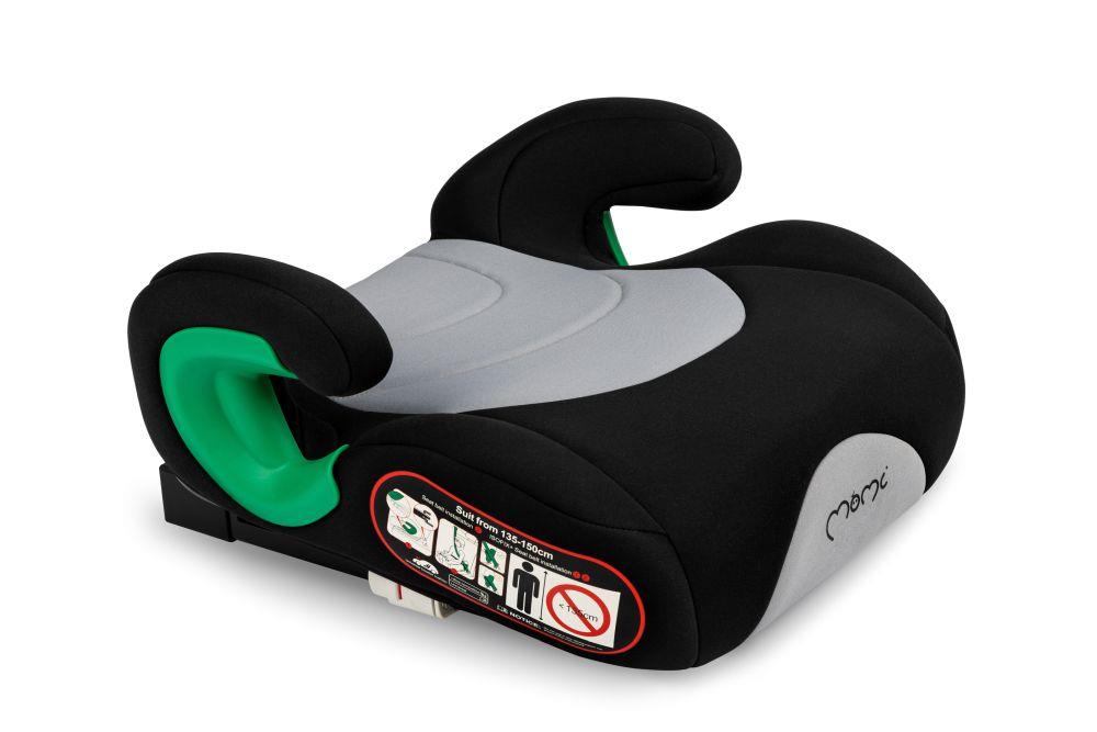 MoMi Podsedák VENKO Isofix i-Size 135-150cm, šedý