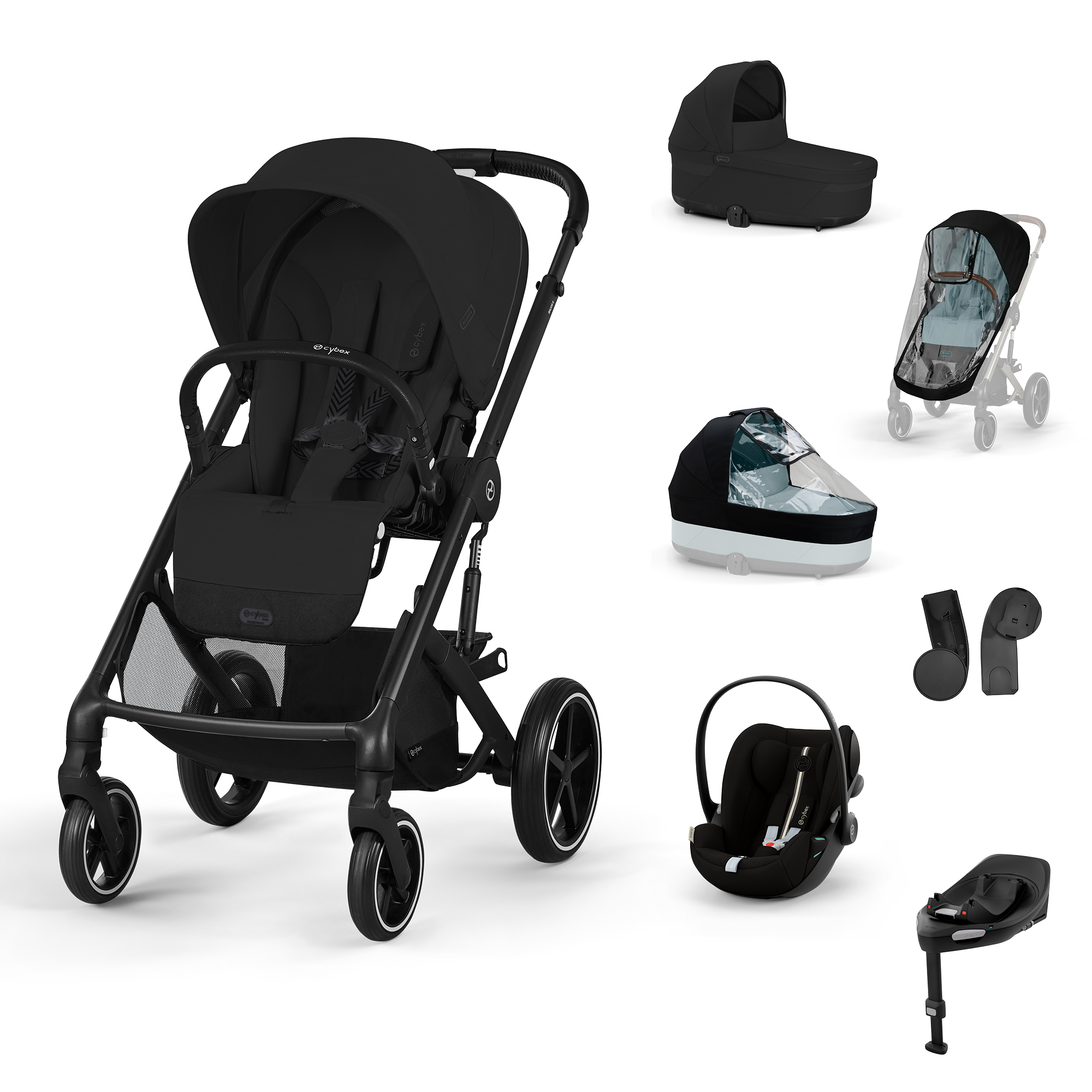 E-shop Cybex Balios S LUX, bundle set XL 2025, black
