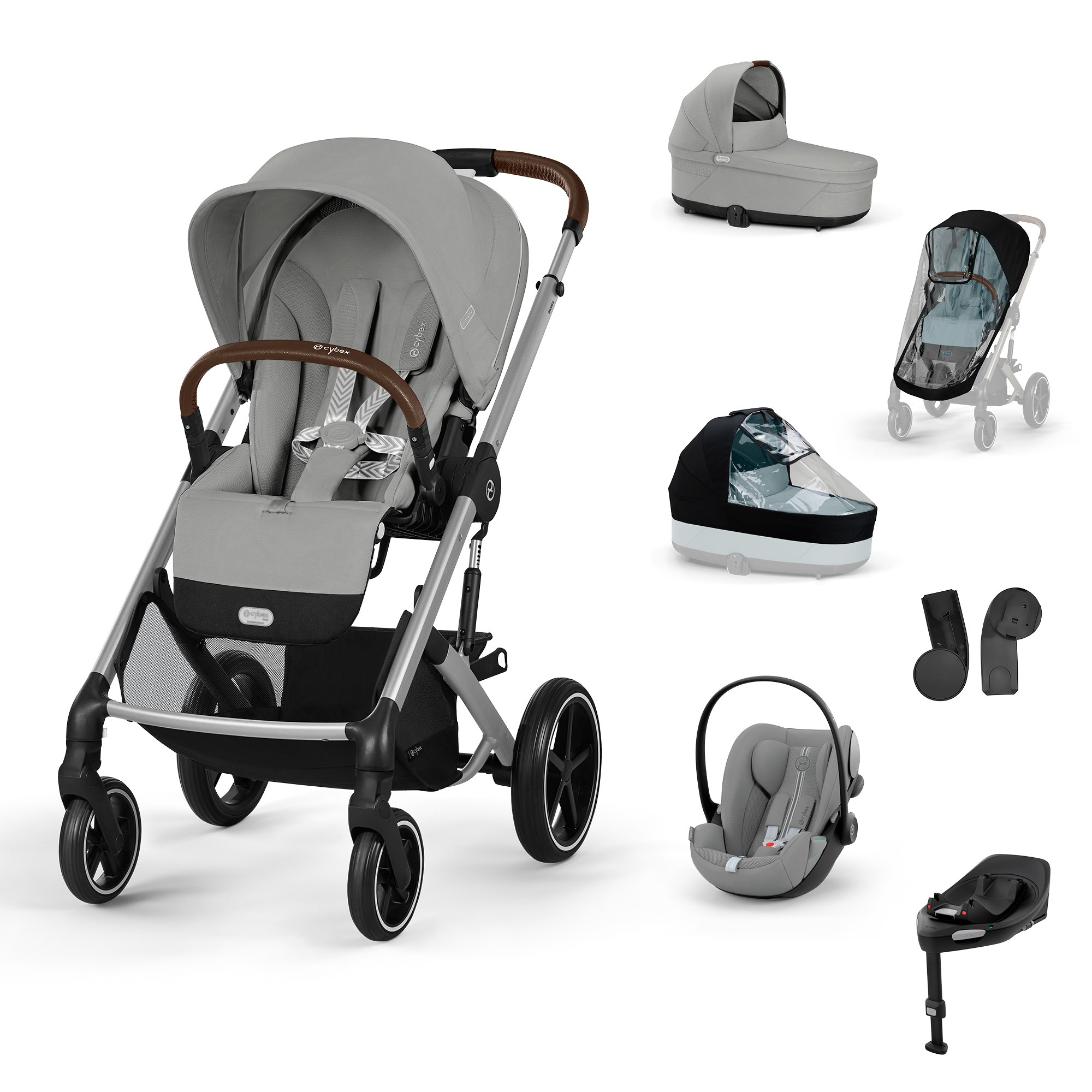 E-shop Cybex Balios S LUX, bundle set XL 2025, grey