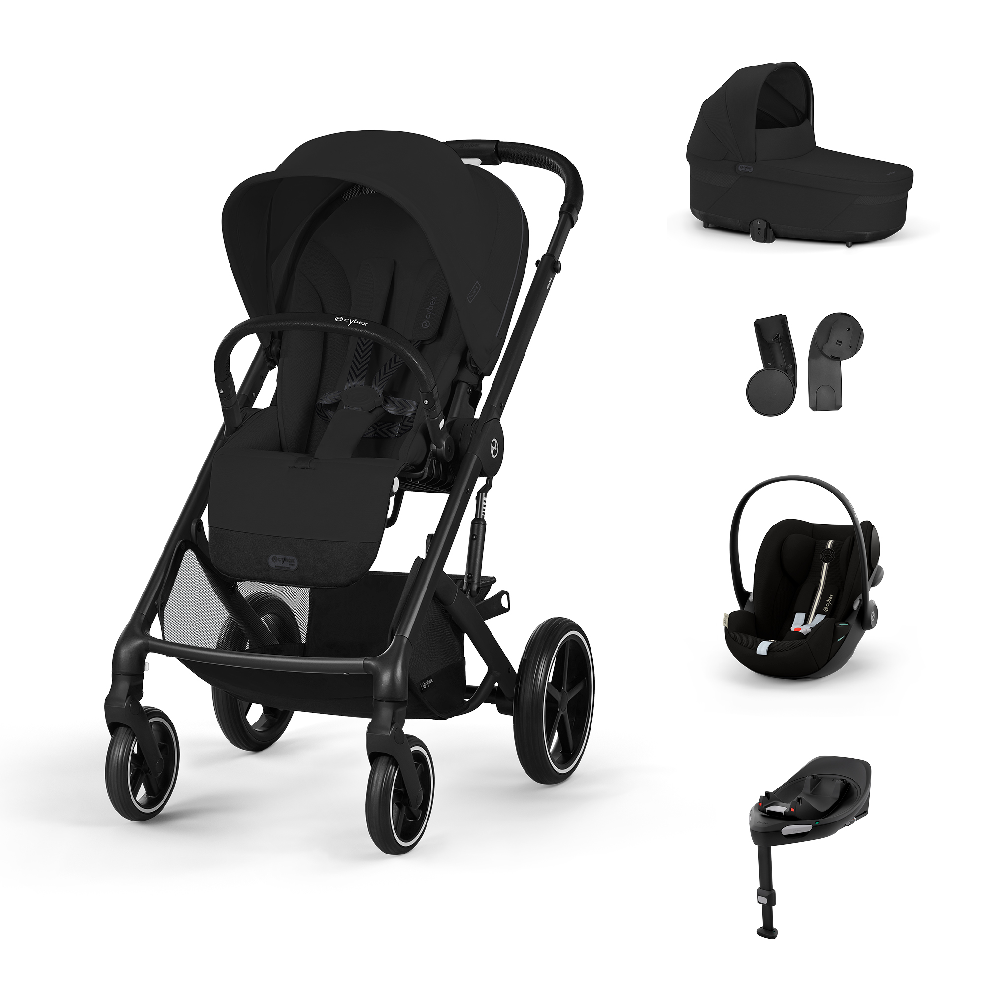 E-shop Cybex Balios S LUX, bundle set M 2025, black
