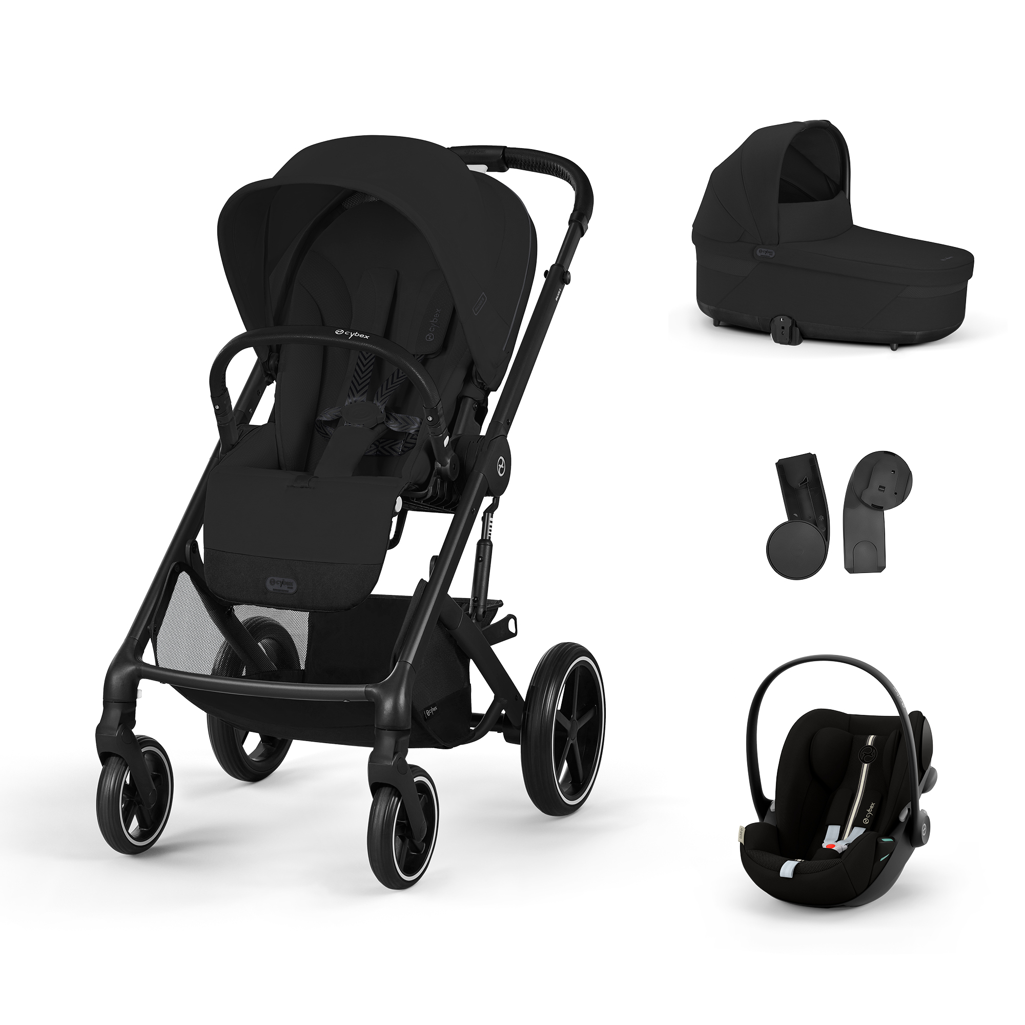 E-shop Cybex Balios S LUX, bundle set S 2025, black