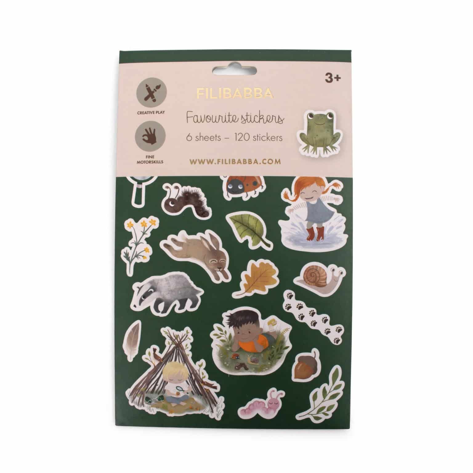 E-shop NÁLEPKY FILIBABBA - FOREST FRIENDS