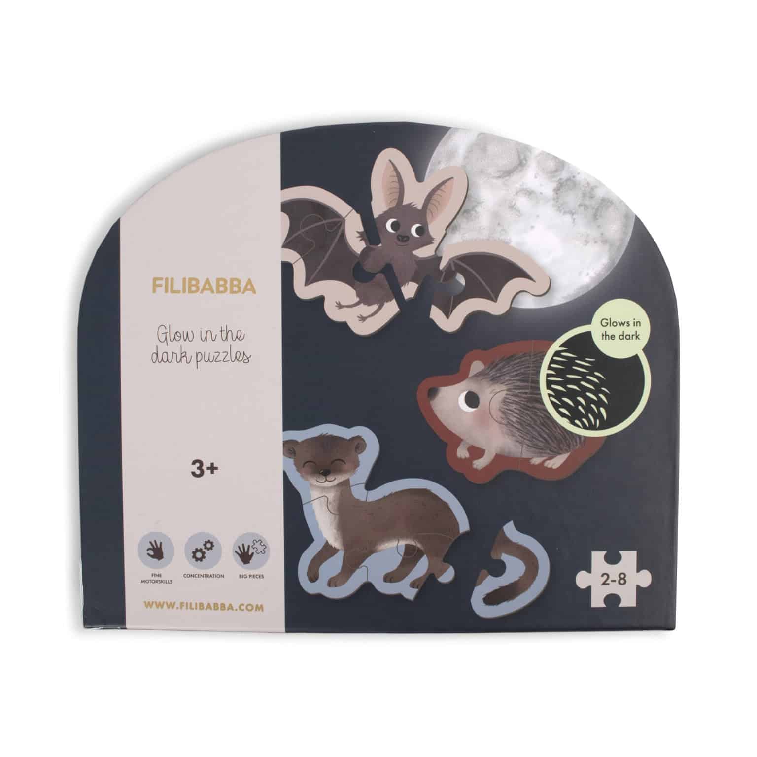 E-shop PUZZLE SVIETIACE V TME FILIBABBA - FOREST FRIENDS