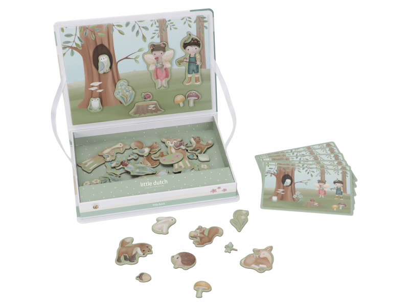 E-shop Little Dutch Magnetická hra Forest Friends