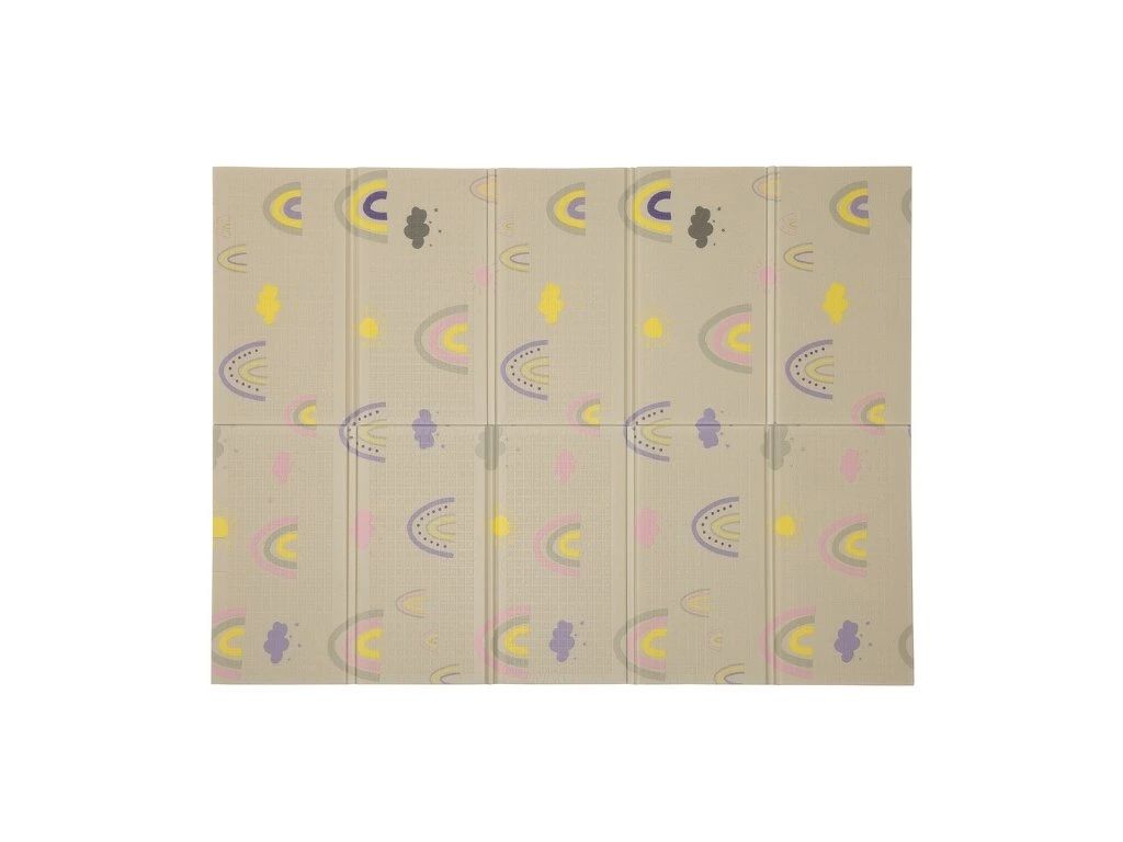 E-shop Lalalu kempingová podložka na hranie skladacia 200x150 Rainbow Dreams 0m+