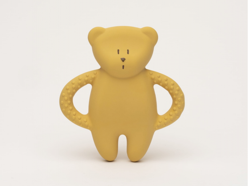 E-shop MOONIE Hryzátko prírodný kaučuk medvedík Honey