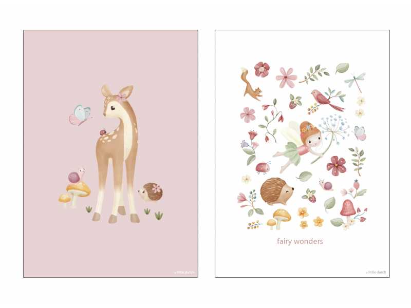 E-shop Little Dutch Plagát A3 Fairy Wonders