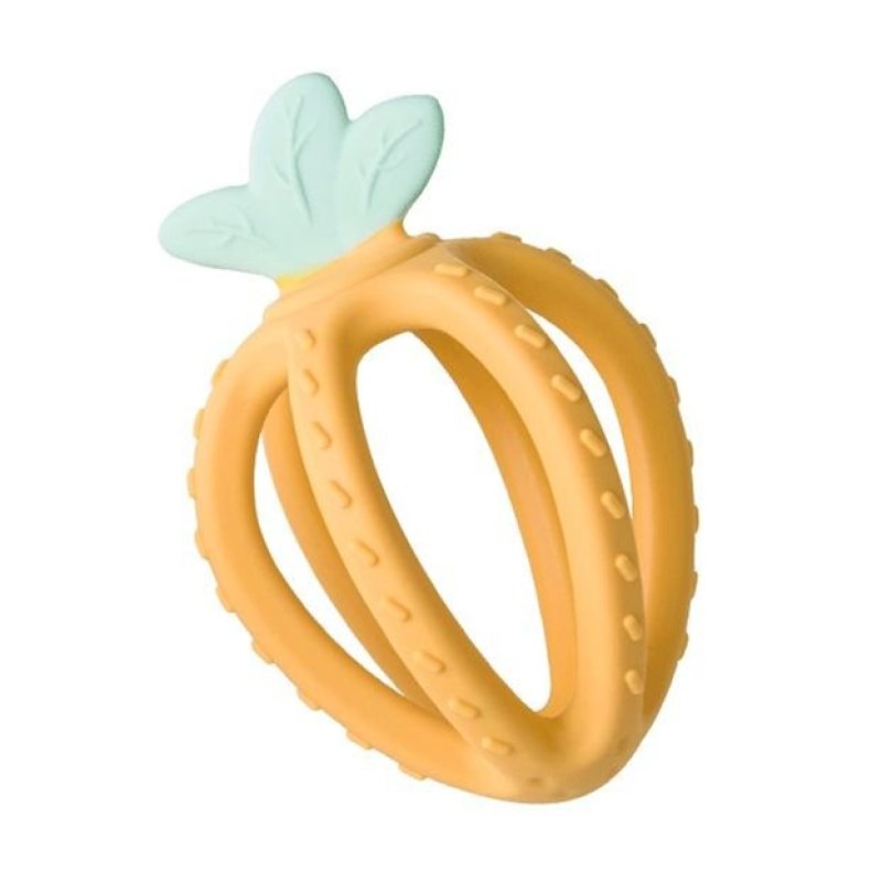 E-shop Saro Baby Silikónové hryzátko Fresh Fruit Mustard