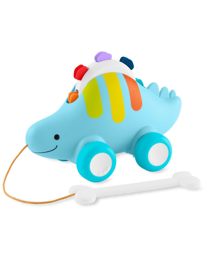 E-shop SKIPHOP Hračka ťahacia hudobná 3v1 Eplore&More Dinosaurus 12m+