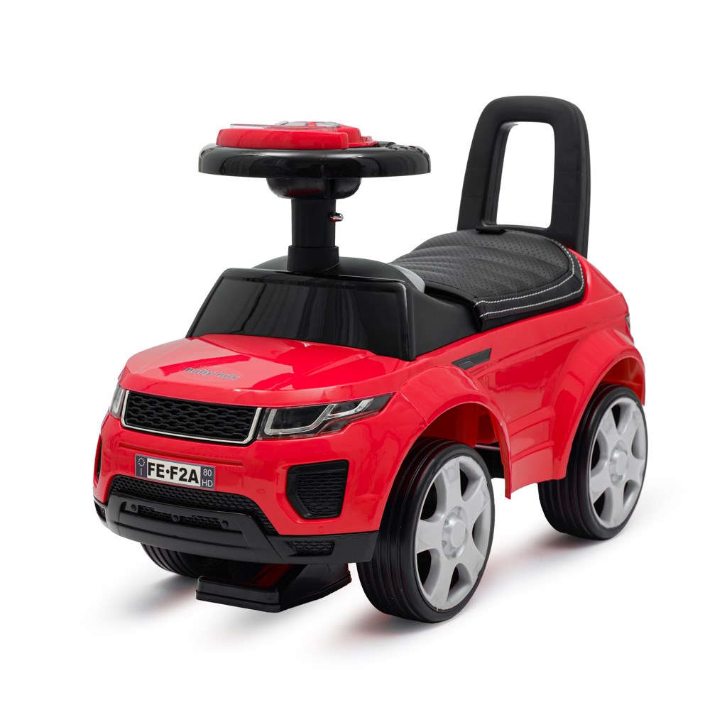 E-shop Detské odrážadlo SUV Baby Mix Prime červené v koži - 57176