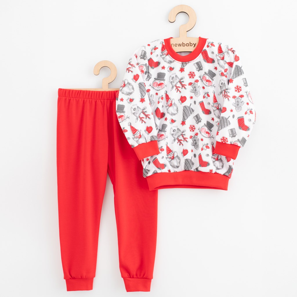 E-shop Detské bavlnené pyžamko New Baby christmas, 104/110 - 57052