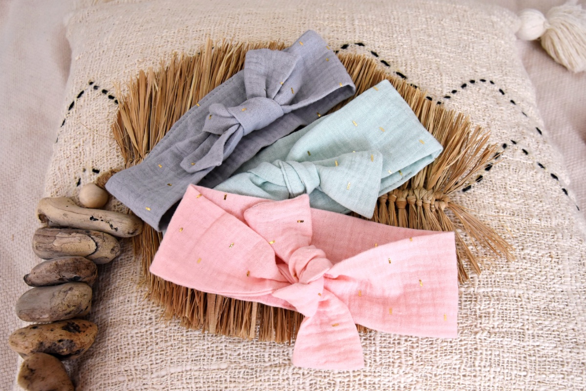 E-shop čelenka Pinkie Muslin Varianta / veľkosť: ružová