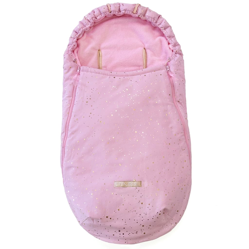 PINKIE fusak Shine Gold Pink-ľahký
