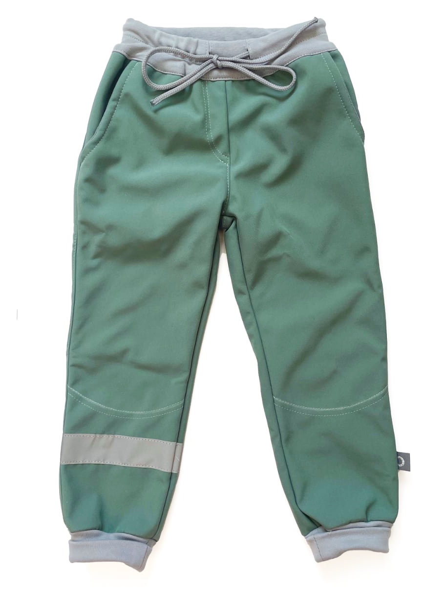 PINKIE softshellové nohavice Green/Grey Varianta / veľkosť: 122-128