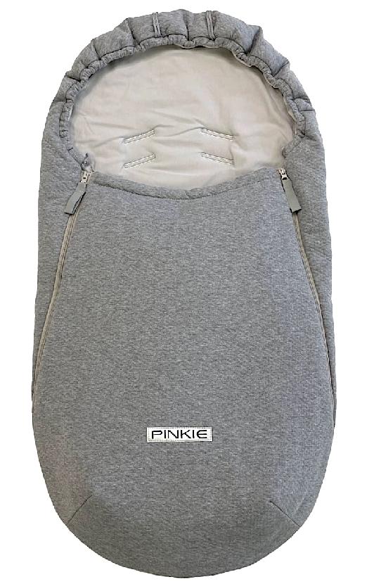 fusak Pinkie Grey Quilt II - ľahký Varianta / veľkosť: pozdĺžne otvory na popruhy (+4 €)