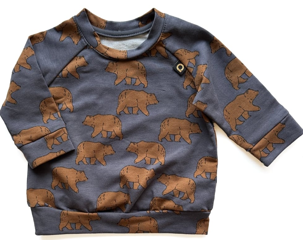 E-shop PINKIE mikina Bear Anthracite Varianta / veľkosť: 74-80