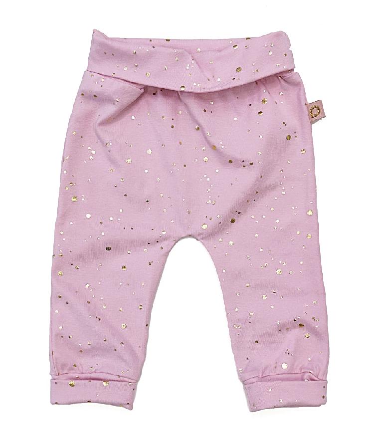 E-shop PINKIE tepláčiky Shine Gold Pink Varianta / veľkosť: 62-68