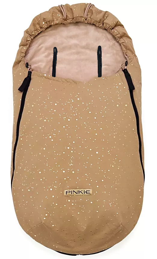 PINKIE fusak Shine Gold Camel-ľahký