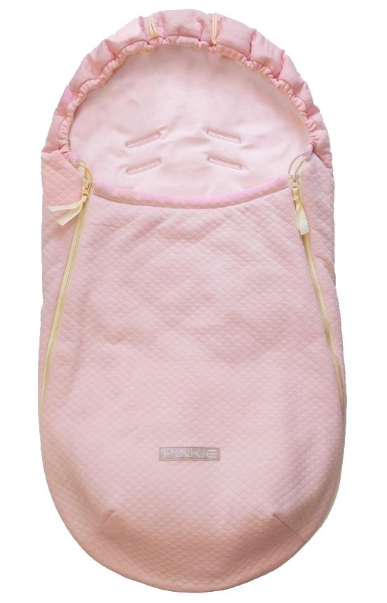 PINKIE fusak Diamond Light Pink BIO-ľahký Varianta / veľkosť: pozdĺžne otvory na popruhy (+4 €)